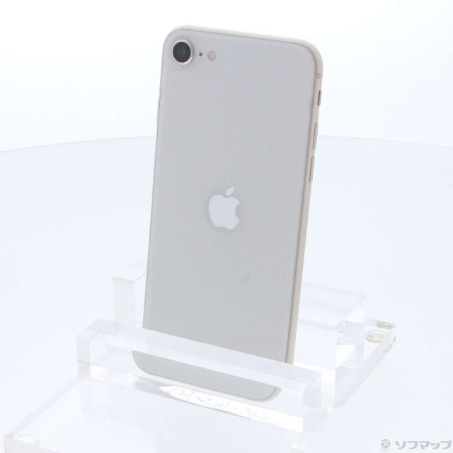 中古)Apple iPhone SE 第3世代 64GB スターライト MMYD3J/A SIM