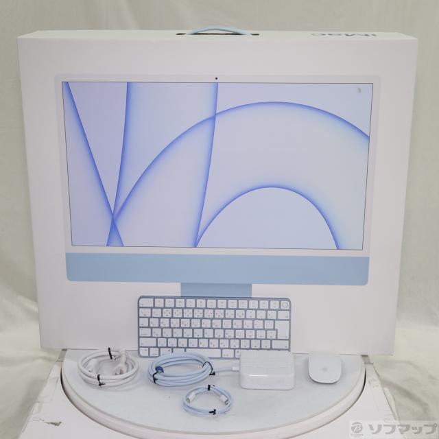 iMac (24インチ, M1, 2021) ブルー 8GB 512GB中古 APPLE 〔中古〕iMac