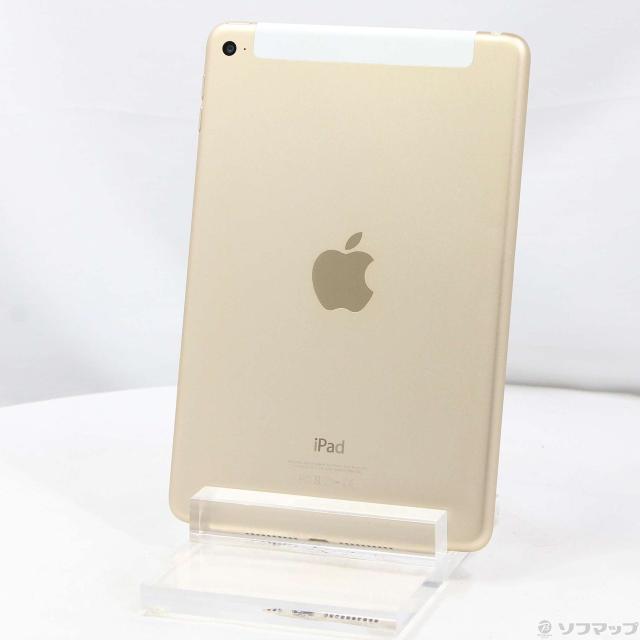 中古)Apple iPad mini 4 128GB ゴールド MK782J/A SIMフリー(305-ud)