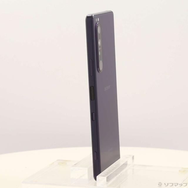 中古)SONY Xperia 1 III 256GB フロストパープル SO-51B docomo(344-ud)