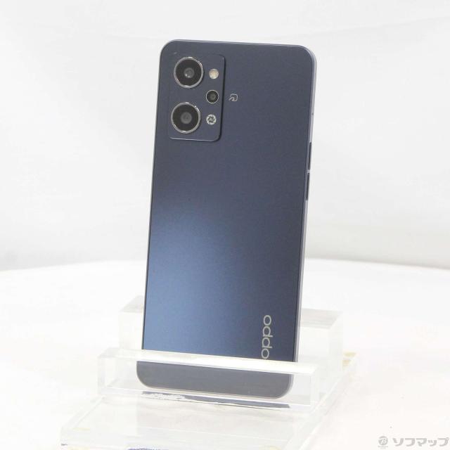 (中古)OPPO OPPO Reno7 A 128GB スターリーブラック CPH2353 SIMフリー(295-ud)