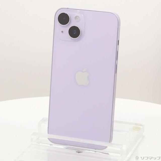 (中古)Apple iPhone14 128GB パープル MPUY3J/A SIMフリー(295-ud)