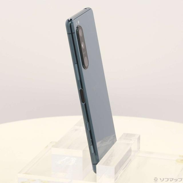 中古)SONY Xperia 5 III 128GB グリーン SOG05 au SIMフリー(344-ud)