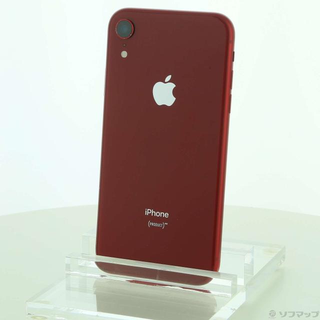 (中古)Apple iPhoneXR 128GB プロダクトレッド NT0N2J/A SIMフリー(377-ud)