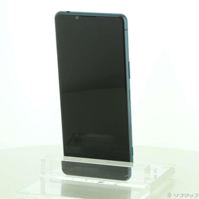 中古)SONY Xperia 5 III 128GB グリーン SO-53B docomo SIMフリー(368-ud)
