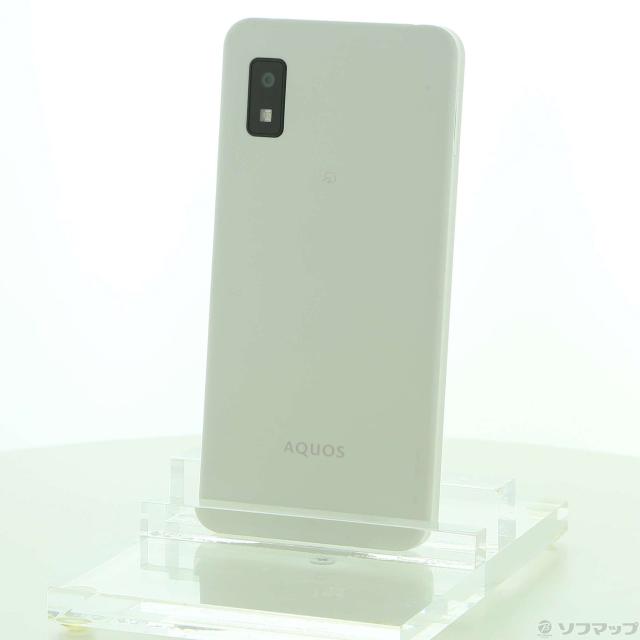 新品未使用SHARP AQUOS wish3 ホワイトSIMフリーとクリアケース 中古