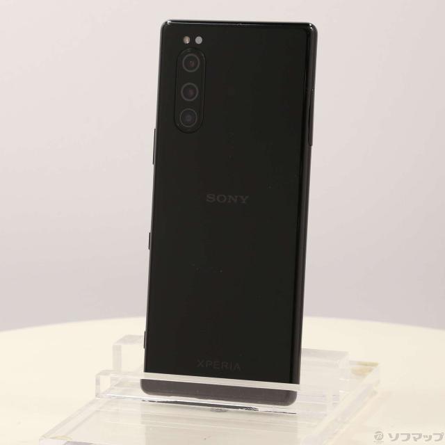 K732 SIMフリーXperia 5 J9260 128GB 品〕 Xperia 5 128GB ブラック J9260 SIMフリー【198】 ショップ 中古