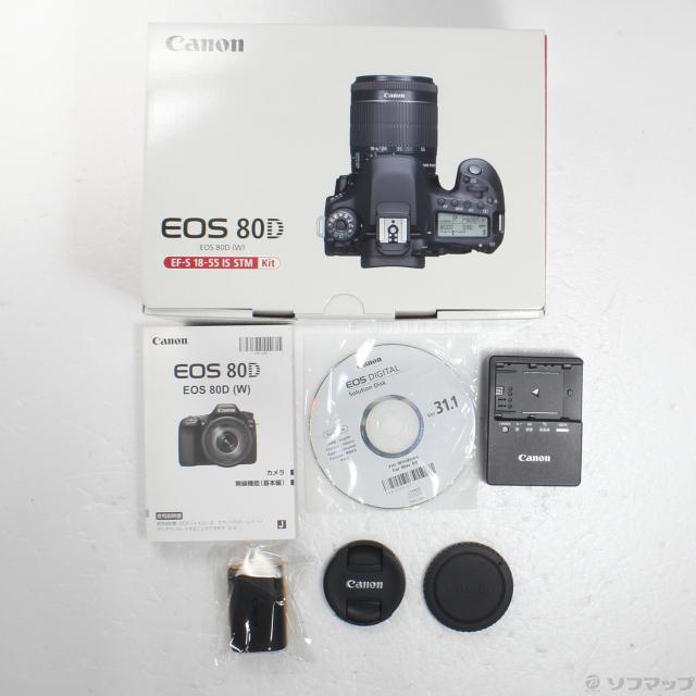 Canon EOS 80D + EF-S 18-55mmレンズセット Canon EF-S 55-250mm & 18-55mm レンズセット Canon EOS 80D EF-S 18-