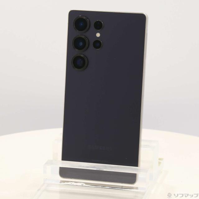 (中古)SAMSUNG Galaxy S25 Ultra 256GB チタニウムブラック SCG32 au SIMフリー(262-ud)