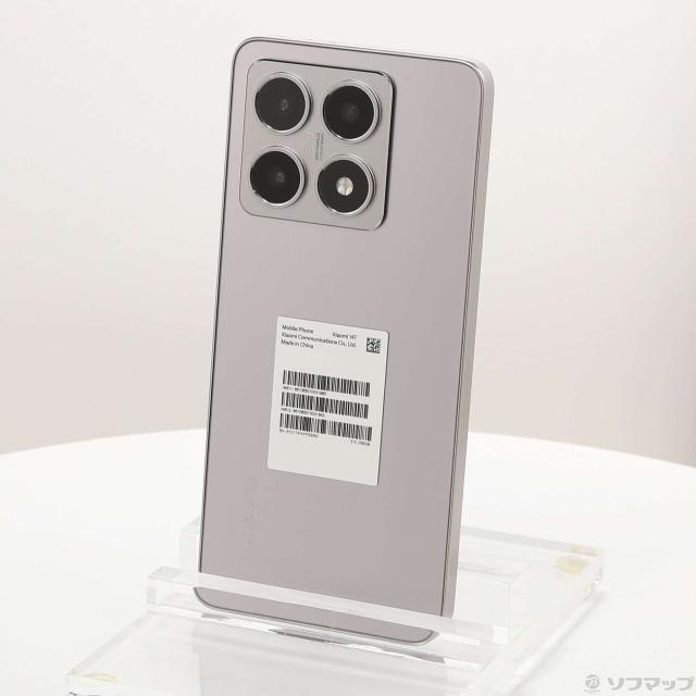 新品 未使用 Xiaomi14T XIG07 チタングレー 12GB/256GB 本日見つけた意外なレアモン!】Xiaomi 14T XIG07 チタングレー