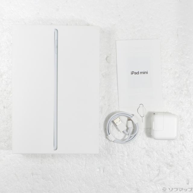 中古)Apple iPad mini 第5世代 256GB シルバー MUXD2J/A SIM
