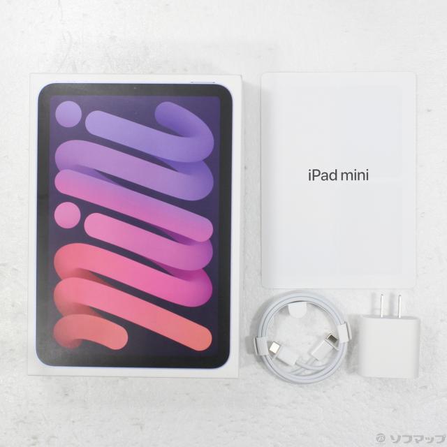 中古)Apple iPad mini 第6世代 256GB パープル MK7X3J/A Wi-Fi 中古)Apple iPad mini 第6世代 256GB パープル MK7X3J/A Wi-Fi