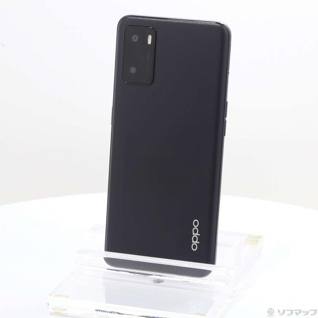 OPPO A55s 5G 白ロム ブラック 中古)OPPO OPPO A55s 5G 64GB ブラック
