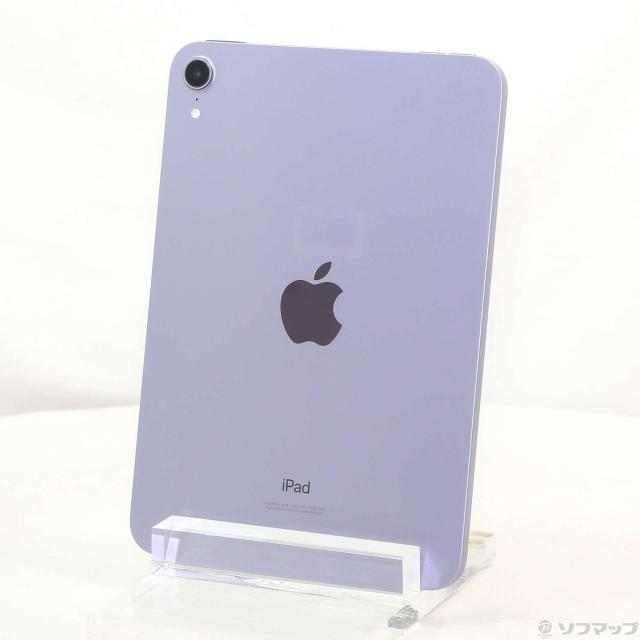 【美品】iPad mini 第6世代 64GB Cellularモデル パープル iPad mini 6 Wi-Fi + Cellular 64GB - パープル [整備済製品] - Apple