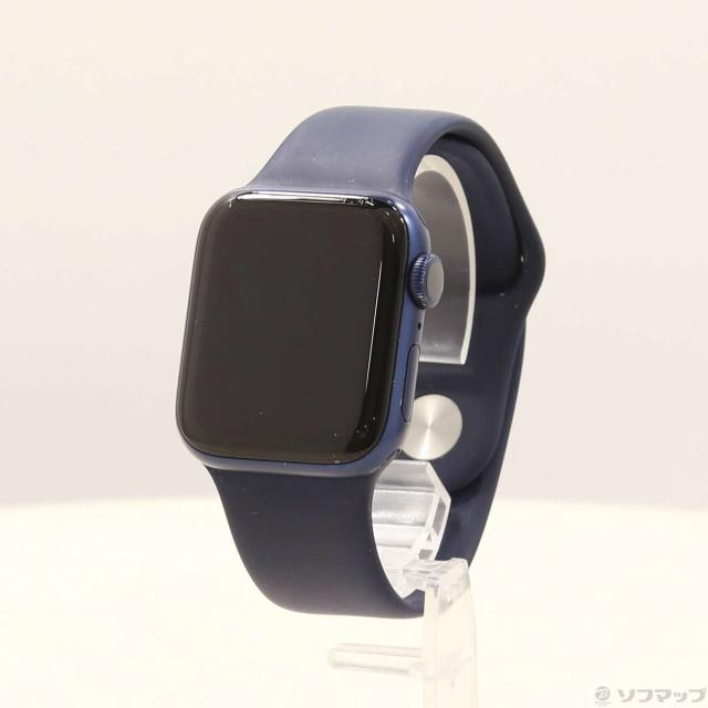 Apple Watch6 40mm 本体 ネイビー　美品 bat.100% Apple Watch6 40mm GPSモデル ブルー Apple Watch Series 6