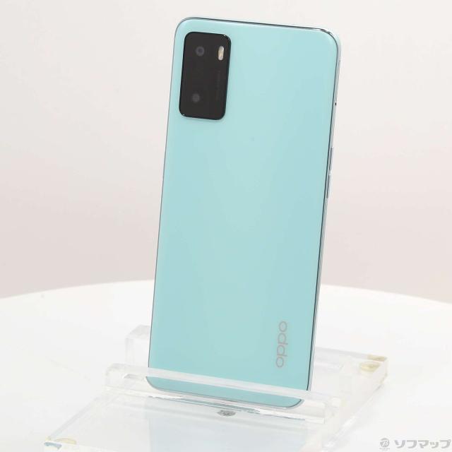 中古)OPPO OPPO A55s 5G 64GB グリーン CPH2309 SIMフリー(269-ud)