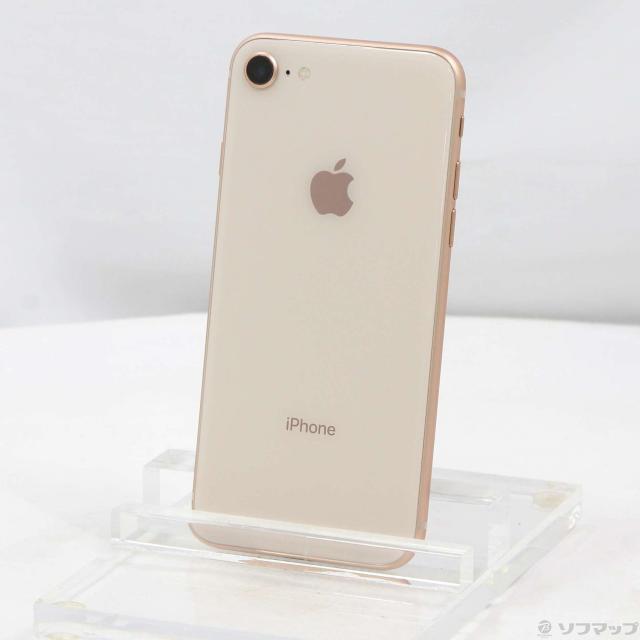 中古)Apple iPhone8 64GB ゴールド MQ7A2J/A SIMフリー(269-ud