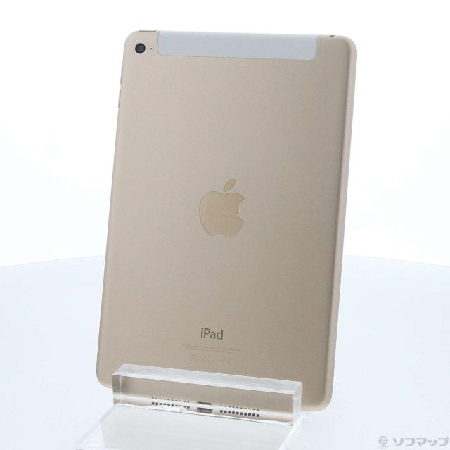 中古)Apple iPad mini 4 128GB ゴールド MK782J/A SIMフリー(262-ud)