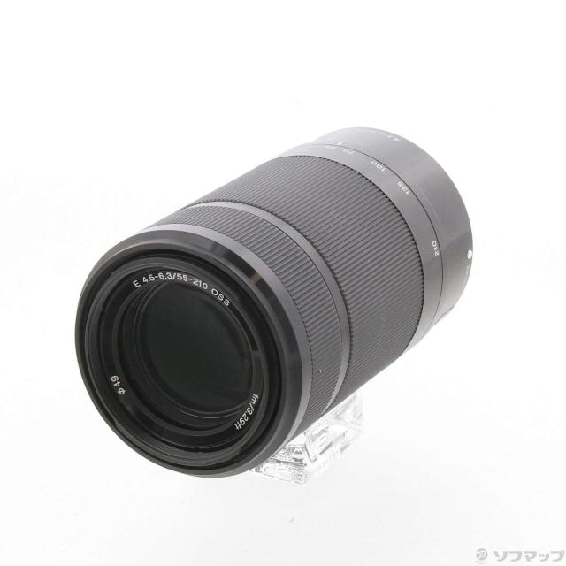 中古)SONY E 55-210mm F4.5-6.3 OSS SEL55210 ブラック (Eレンズ)(348-ud)
