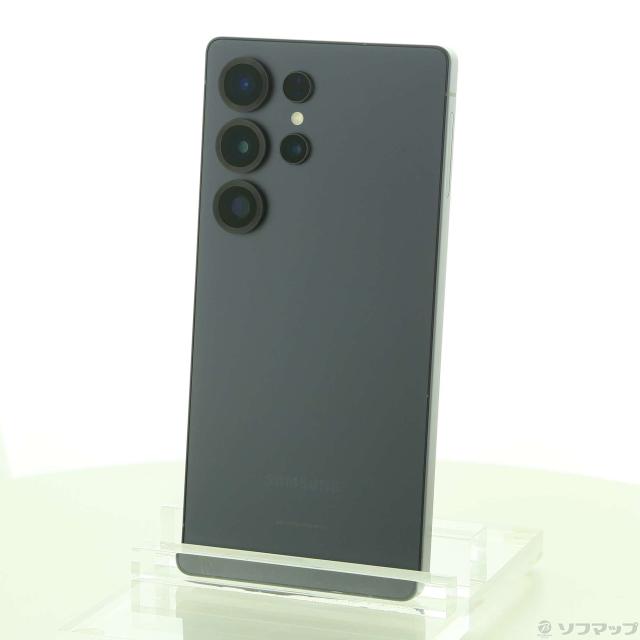 (中古)SAMSUNG Galaxy S25 Ultra 256GB チタニウムジェットブラック SM-S938Q SIMフリー(262-ud)