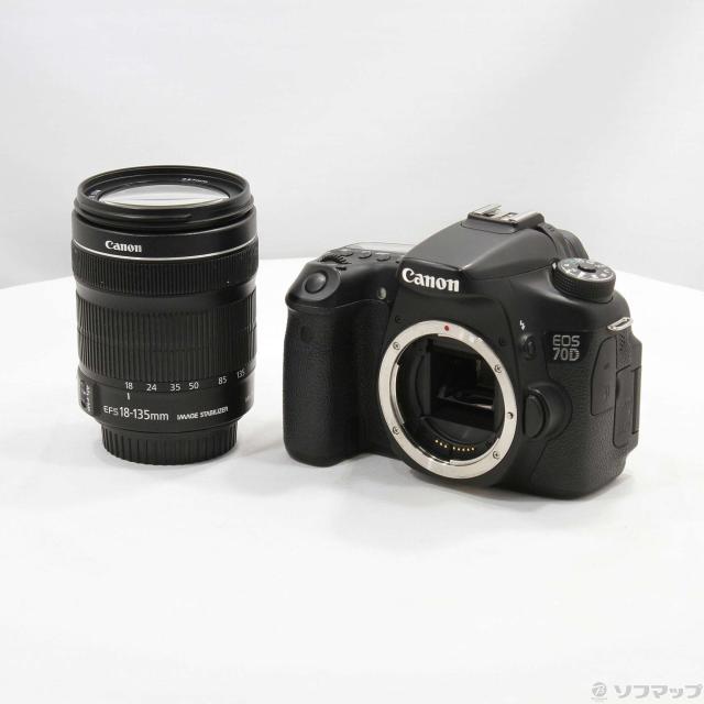 中古)Canon EOS 70D (W) EF-S18-135 IS STM レンズキット (2020