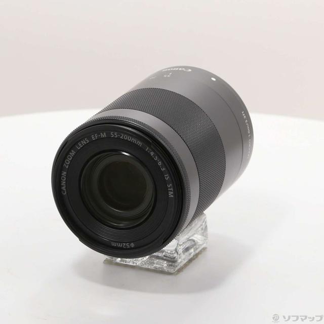 (中古)Canon 期間特価対象品 EF-M 55-200mm F4.5-6.3 IS STM グラファイト(305-ud)