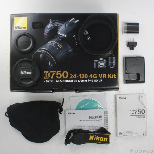 中古)Nikon Nikon D750 24-120 VR レンズキット(262-ud)