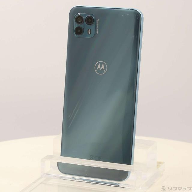(中古)Motorola moto g50 5G 128GB テンダーグリーン PAR70001JP SIMフリー(269-ud)