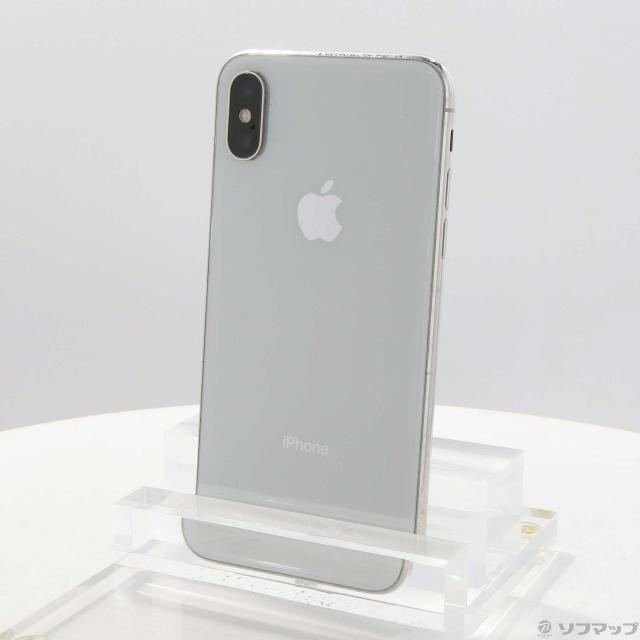 中古)Apple iPhoneXS 256GB シルバー MTE12J/A SIMフリー(348-ud)
