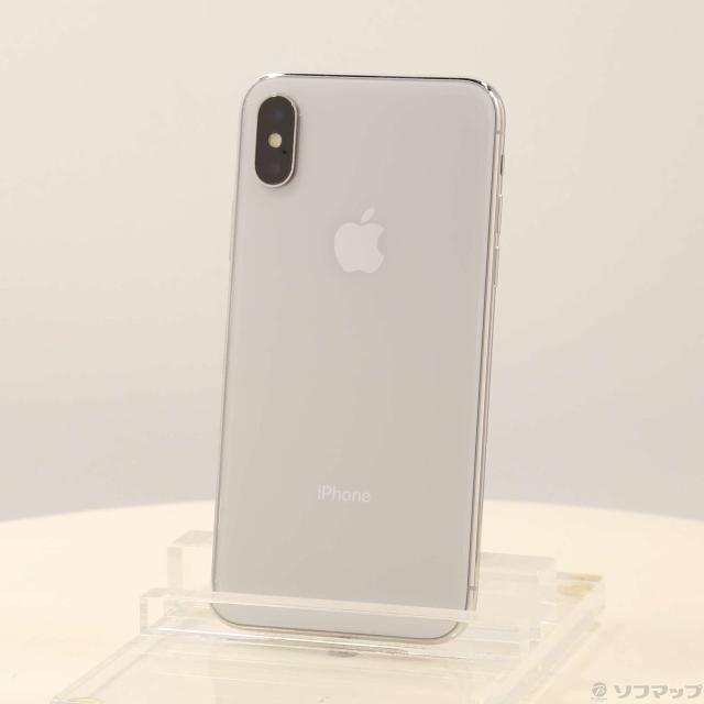 SIMフリー iPhone X シルバー 256GB NQC22J/A バッテリー最大容量99
