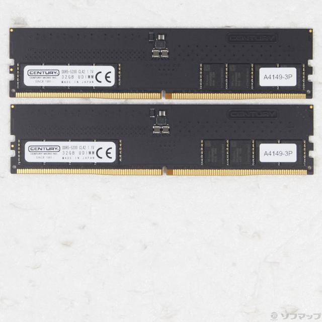 DT用 PC4-17000 DDR4-2133 288p UDIMM 1.2v 32GB 2R CB32G-D4U2133 センチュリーマイクロ DT用 PC4-17000 DDR4-2133 288p UDIMM 1.2v