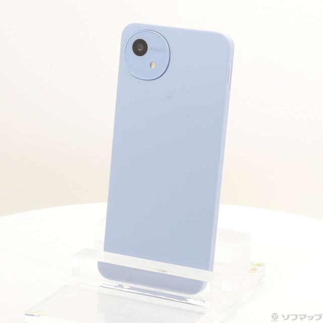 中古)SHARP AQUOS wish4 64GB ブルー SHSJT1 Y!mobile SIMフリー(344-ud)