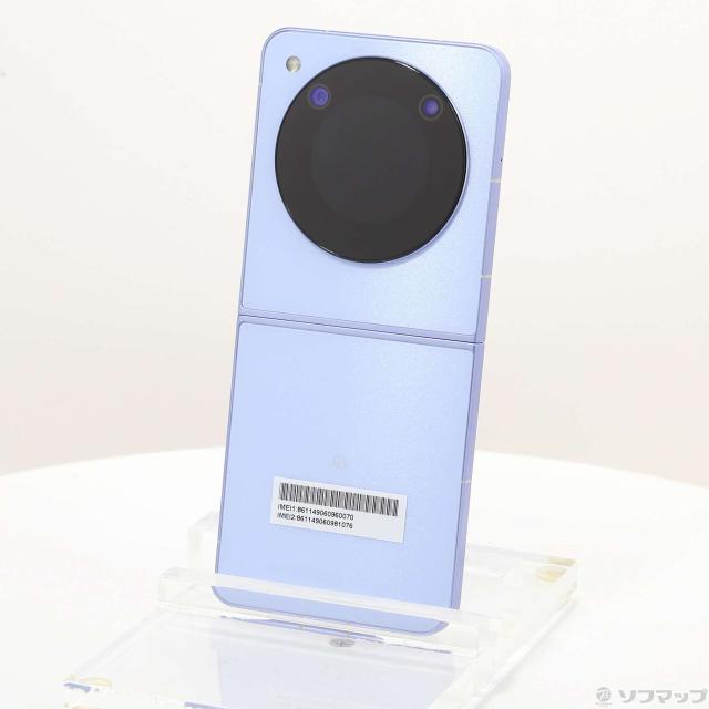 中古)ZTE Libero Flip 128GB ブルー A304ZT Y!mobile SIMフリー(348-ud)