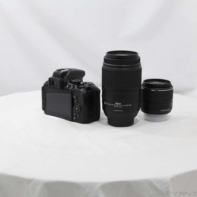 【中古】Nikon D5500 ダブルズームキット ブラック 中古〕Nikon(ニコン) NIKON D5500 ダブルズームキット ブラック