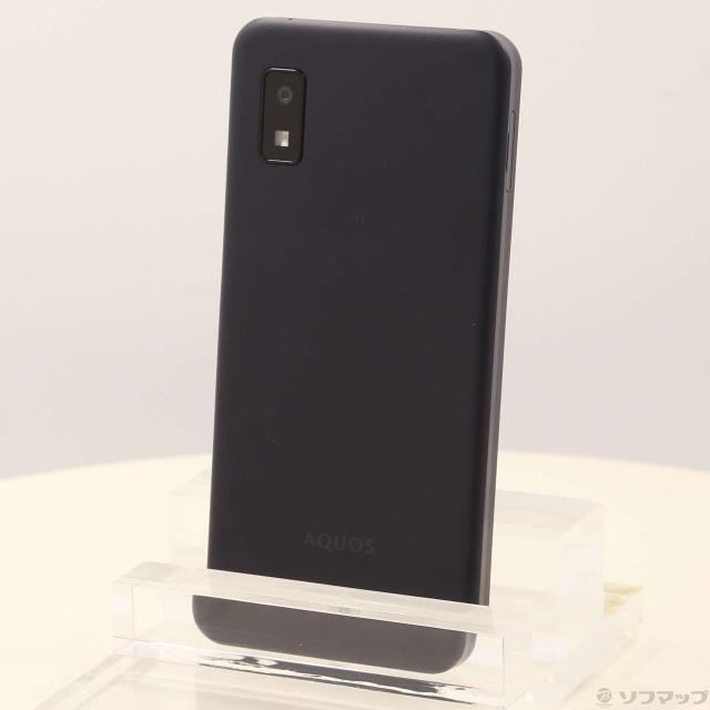 (中古)SoftBank AQUOS wish3 64GB ブラック SHSJQ3 Softbank SIMフリー(269-ud)