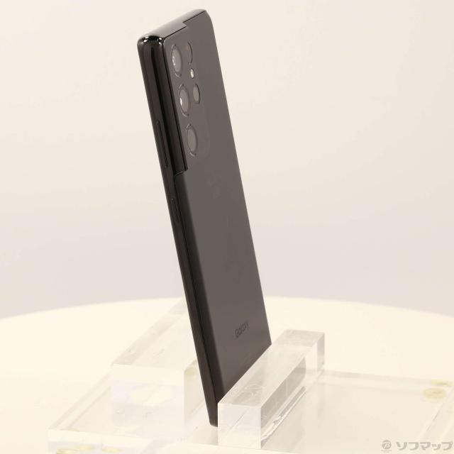 中古)SAMSUNG Galaxy S21 Ultra 5G 256GB ファントムブラック SC-52B