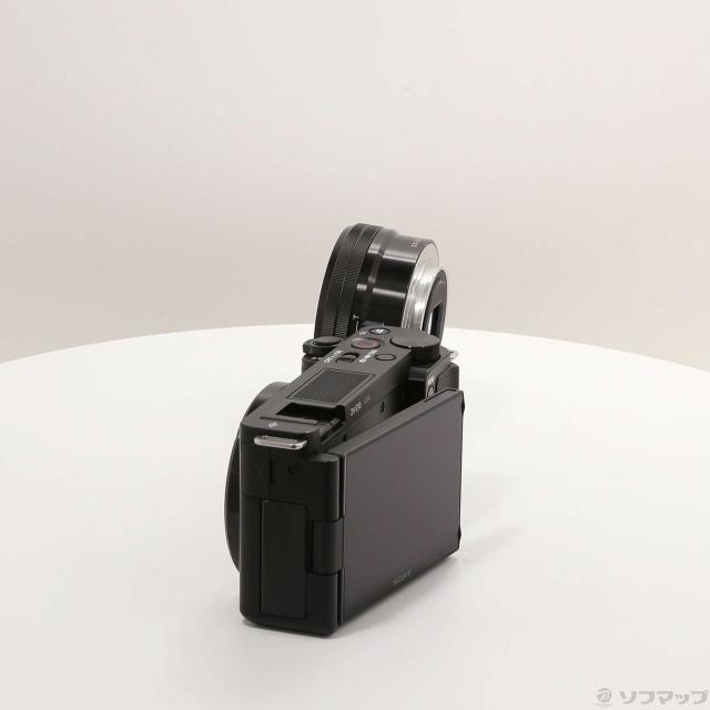 中古)SONY VLOGCAM ZV-E10L パワーズームレンズキット ブラック(251-ud