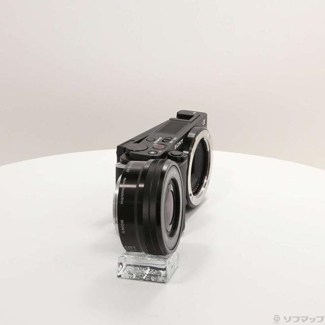 中古)SONY VLOGCAM ZV-E10L パワーズームレンズキット ブラック(251-ud