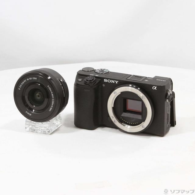 中古)SONY α6400 ILCE-6400L パワーズームレンズキット ブラック(349-ud)