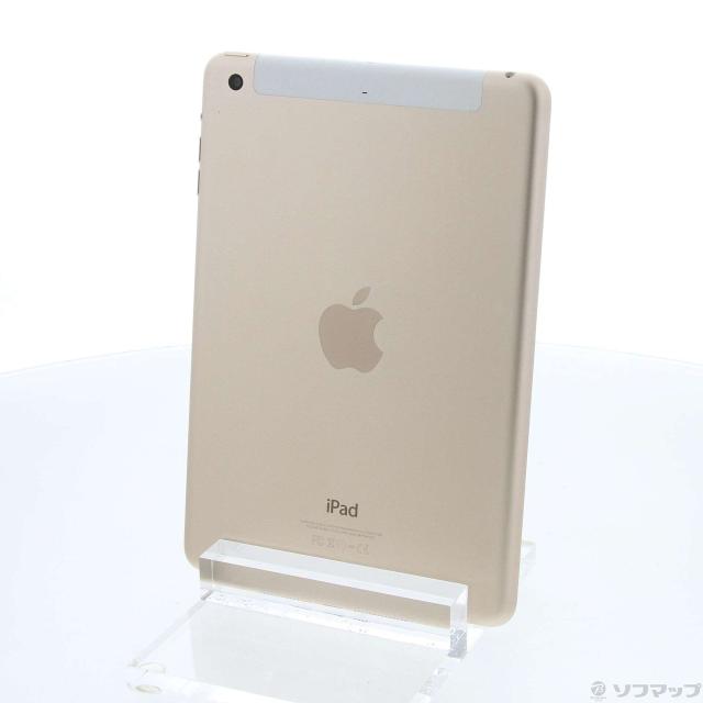 (中古)Apple iPad mini 3 16GB ゴールド MGYR2J/A docomo(344-ud)