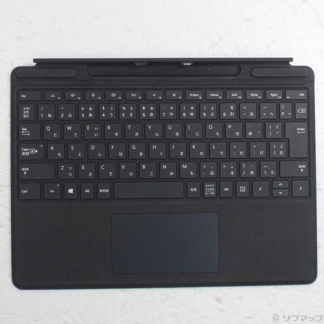 (中古)Microsoft スリムペン2付き Surface Pro Signatune キーボード ブラック 8X6-00019(305-ud)
