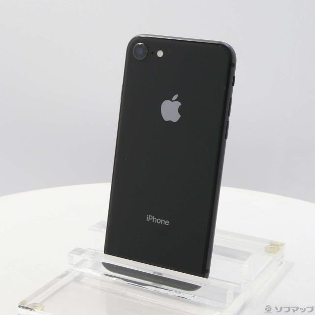 (中古)Apple iPhone8 64GB スペースグレイ MQ782J/A SoftBank(262-ud)