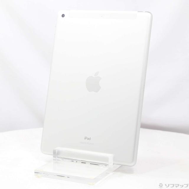 (中古)Apple iPad 第8世代 32GB シルバー MYMJ2J/A auロック解除SIMフリー(258-ud)