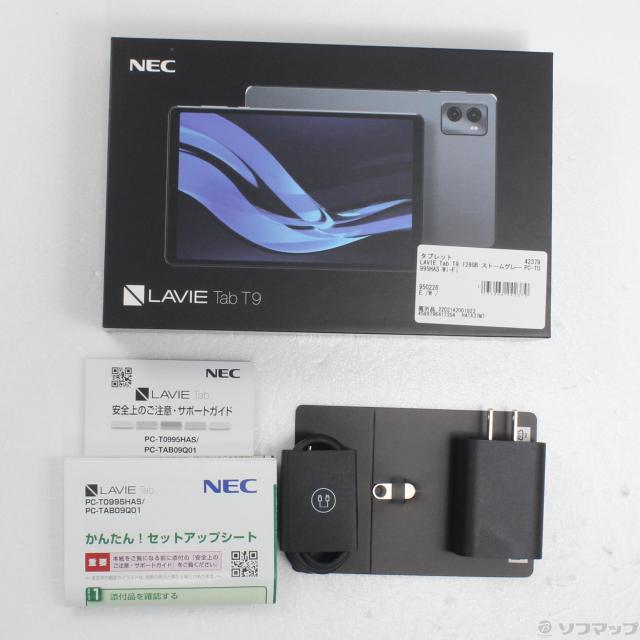 中古)NEC (展示品) LAVIE Tab T9 128GB ストームグレー PC-T0995HAS Wi