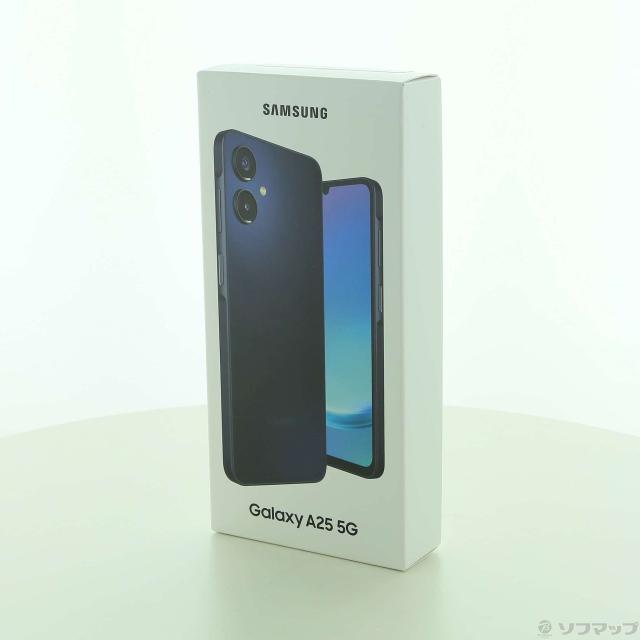 未使用品〕 未使用品 Galaxy A25 コレクション 5G 64GB ブラック SCG33
