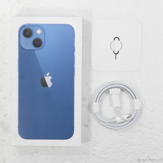 (中古)Apple iPhone13 128GB ブルー NLNG3J/A SIMフリー(368-ud)_4