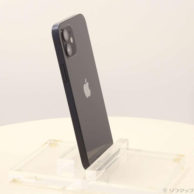 中古)Apple iPhone12 64GB ブラック MGHN3J/A SIMフリー(295-ud)