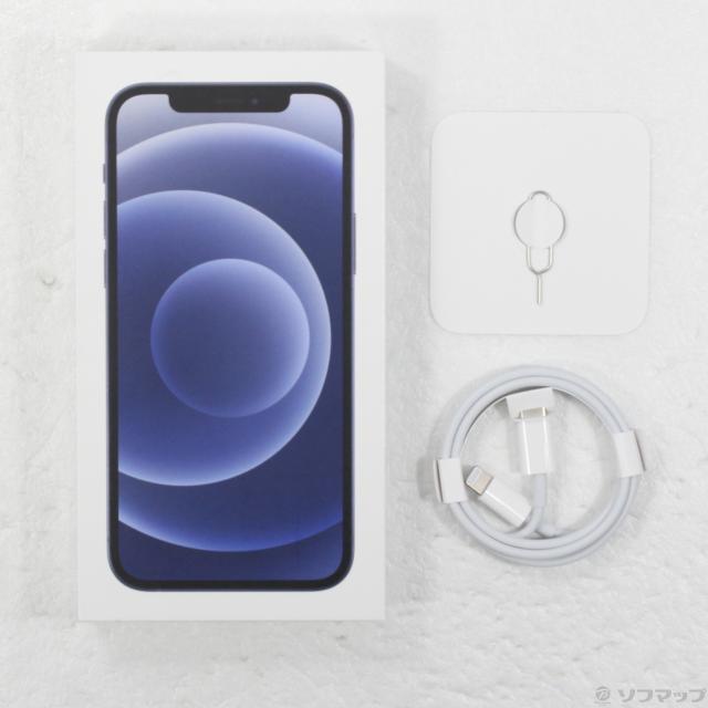 中古)Apple iPhone12 64GB ブラック MGHN3J/A SIMフリー(295-ud)