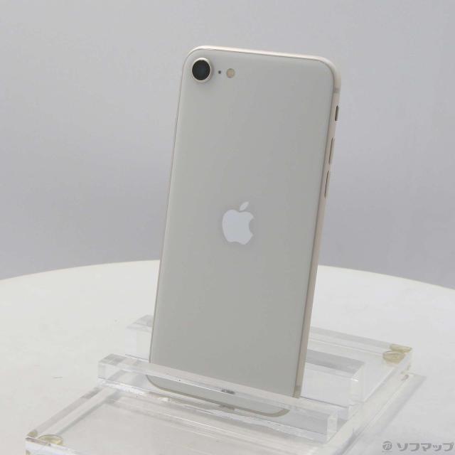 中古)Apple iPhone SE 第3世代 64GB スターライト MMYD3J/A SIM