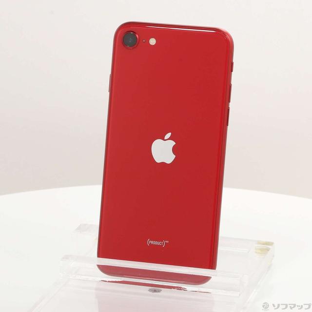 Apple SIMフリー iPhone SE (第2世代) (PRODUCT)RED Special Edition 128GB MXD22J/A iOS15.6.1 アクティベーションロック解除済 Apple iPhone SE（第2世代） 128GB ブラック SIMフリー スマートフォン